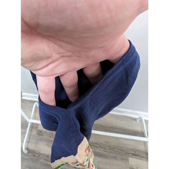 Ecote Short Sleeve Dress with Floral Print With Cutout Back Women's Size Small - Picture 5 of 8